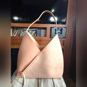 Faux leather Slouchy Shoulder bag
